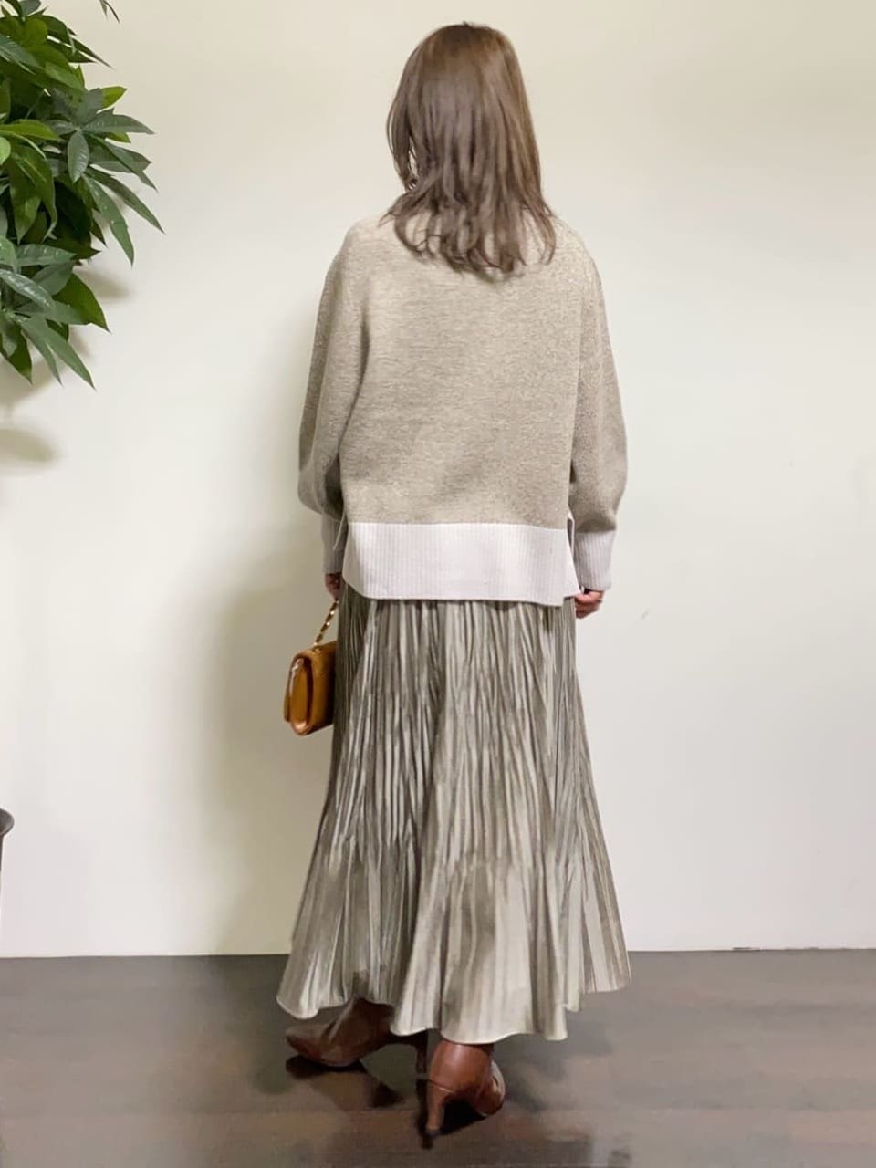 tomoさんの「UNTITLED｜【8色展開/洗える】ウールカシミヤ ハイネックニット」を使ったコーディネート