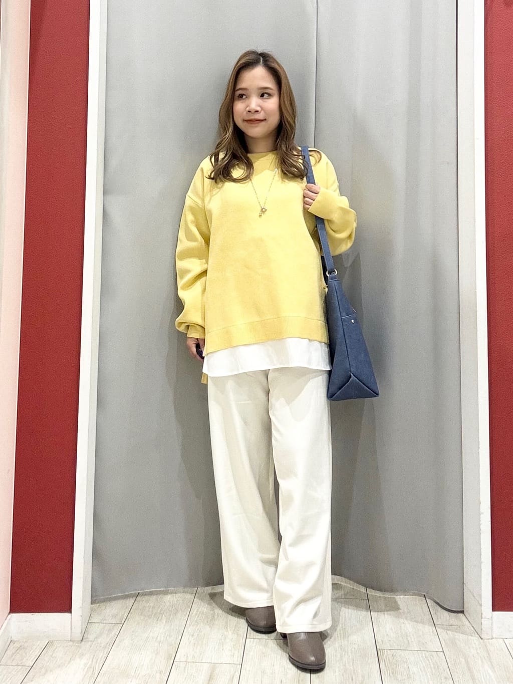 shioさんの「SHOO･LA･RUE｜【高レビュー/洗濯機可/S-LL】さらに軽くなった スポンディッシュ裾フェイクトップス」を使ったコーディネート