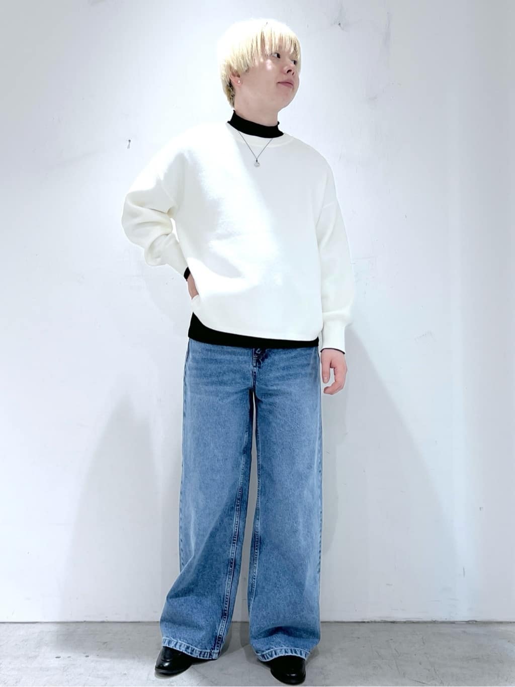 JINさんの「OPAQUE.CLIP｜デザインハートモチーフ スライドネックレス」を使ったコーディネート