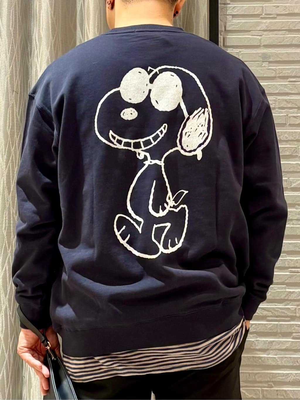 Pーyamaさんの「THE SHOP TK｜PEANUTS ／ ピーナッツ スヌーピー ミニ裏毛スウェット」を使ったコーディネート