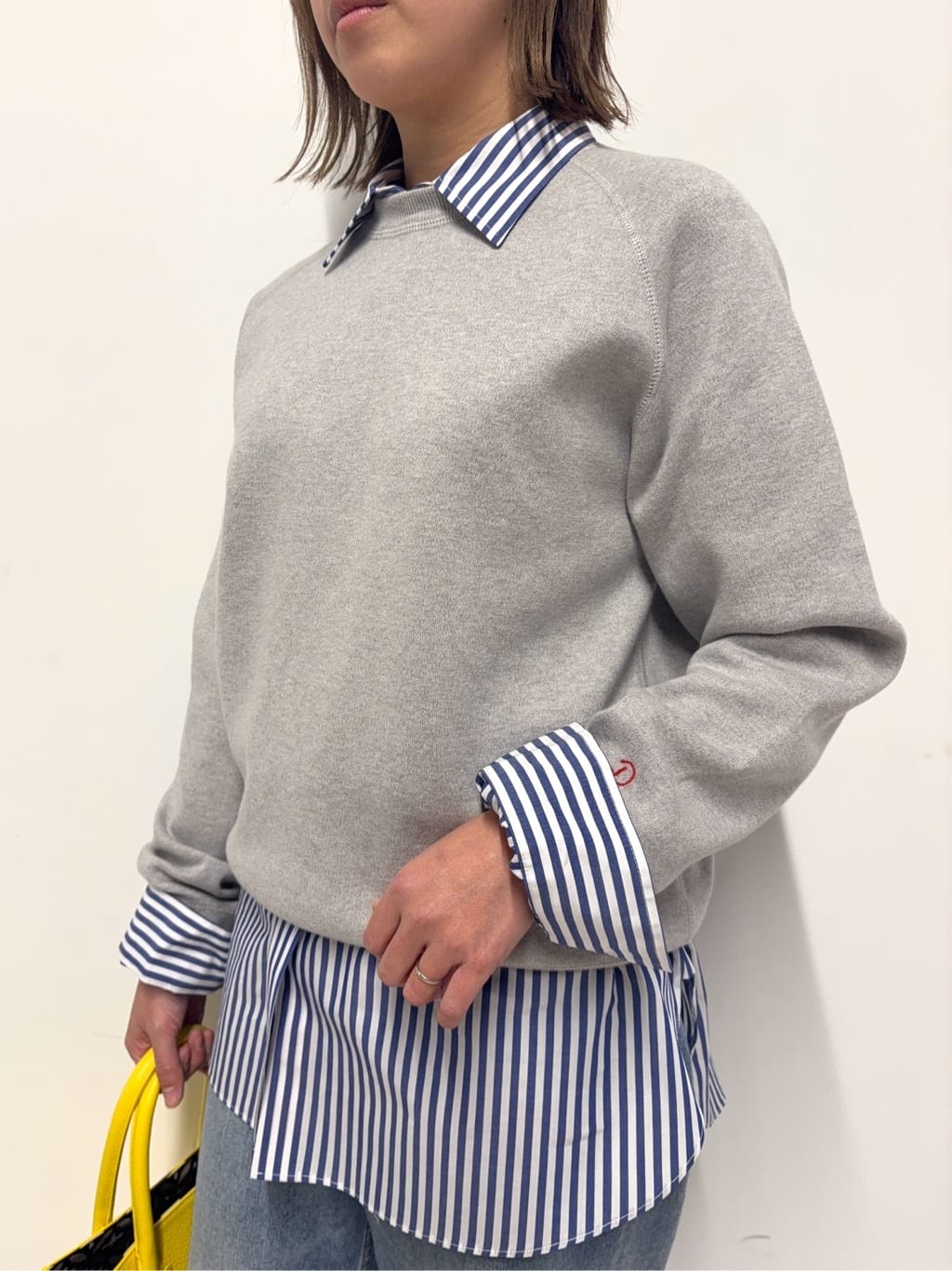 Nishijimaさんの「DRESSTERIOR｜◆ウォッシャブルコットンカシミヤプルオーバーニット」を使ったコーディネート