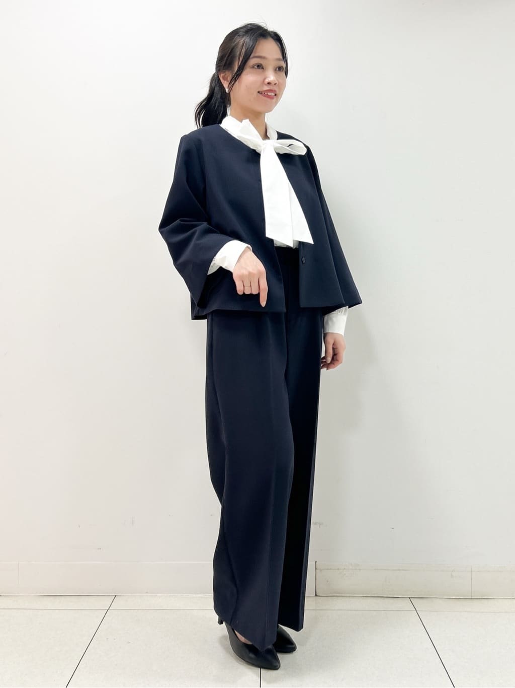 Kaiさんの「Dessin｜【入卒/セレモニー】ボウタイリボンブラウス」を使ったコーディネート