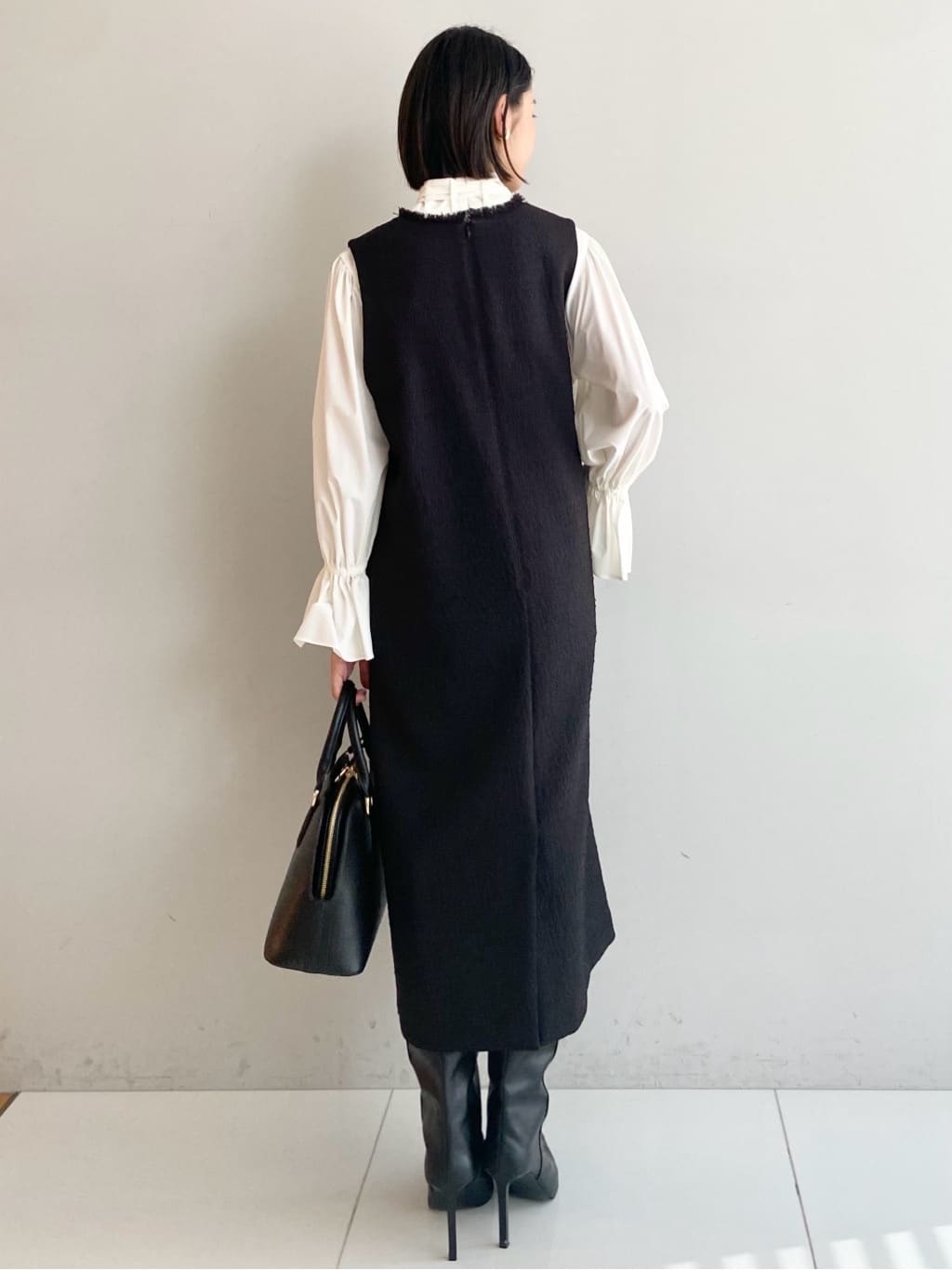 AYAさんの「UNTITLED｜◆【セレモニー/華やか】2WAYボウタイブラウス」を使ったコーディネート