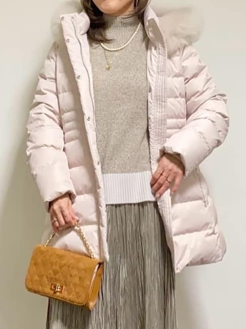 tomoさんの「UNTITLED｜【8色展開/洗える】ウールカシミヤ ハイネックニット」を使ったコーディネート
