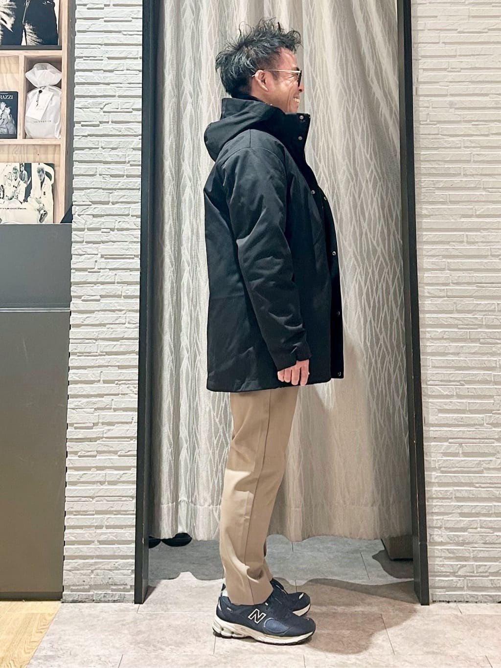 KENJI Iさんの「THE SHOP TK｜【3WAY】中綿ライナー付き カルゼコート　洗濯機OK/ON・OFF対応」を使ったコーディネート