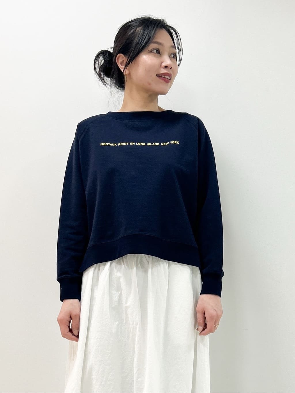 Kaiさんの「Dessin｜【洗える】ラグラン切り替えミニロゴカットソー」を使ったコーディネート