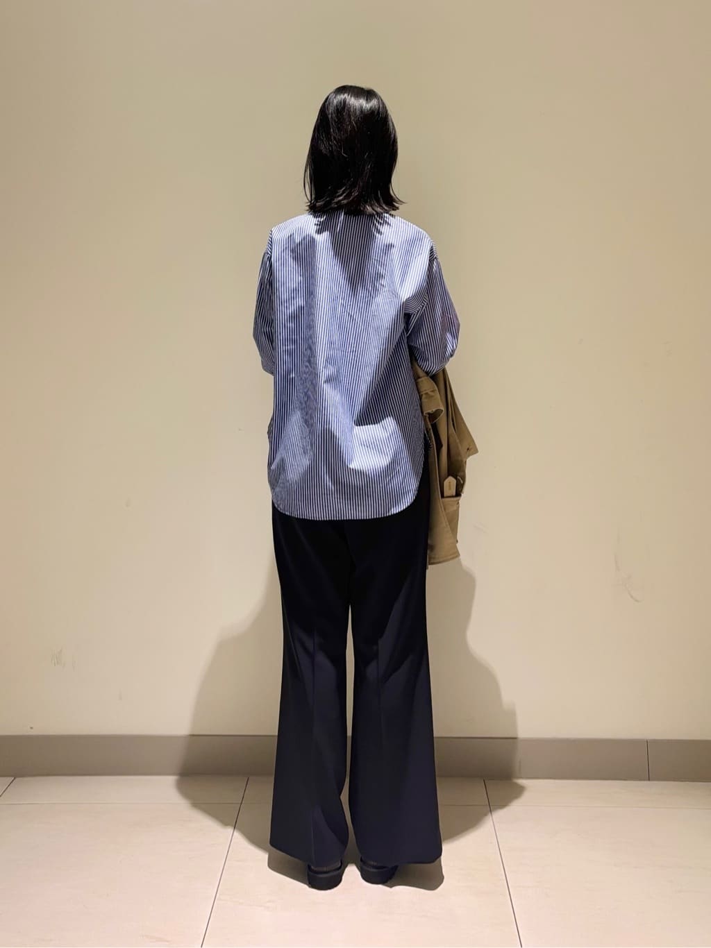 mayuさんの「Dessin｜【洗える】フリルネックブラウス」を使ったコーディネート
