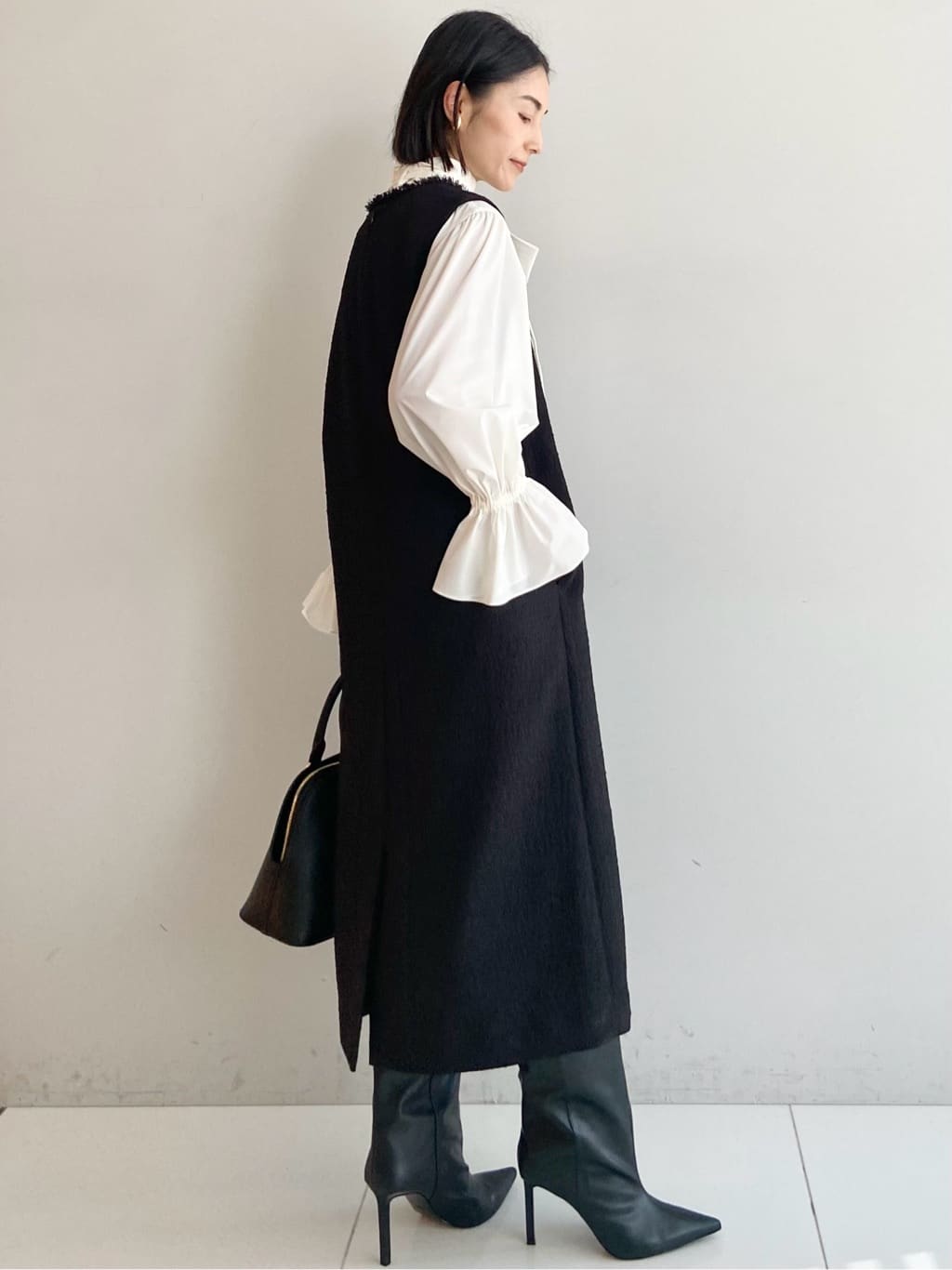AYAさんの「UNTITLED｜◆【セレモニー/華やか】2WAYボウタイブラウス」を使ったコーディネート