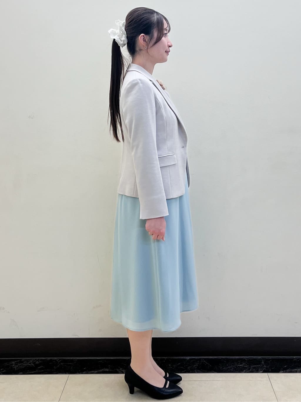 mikikoさんの「Reflect｜【SS-4Lサイズ／付属リボン】スリーブデザインジョーゼットワンピース」を使ったコーディネート