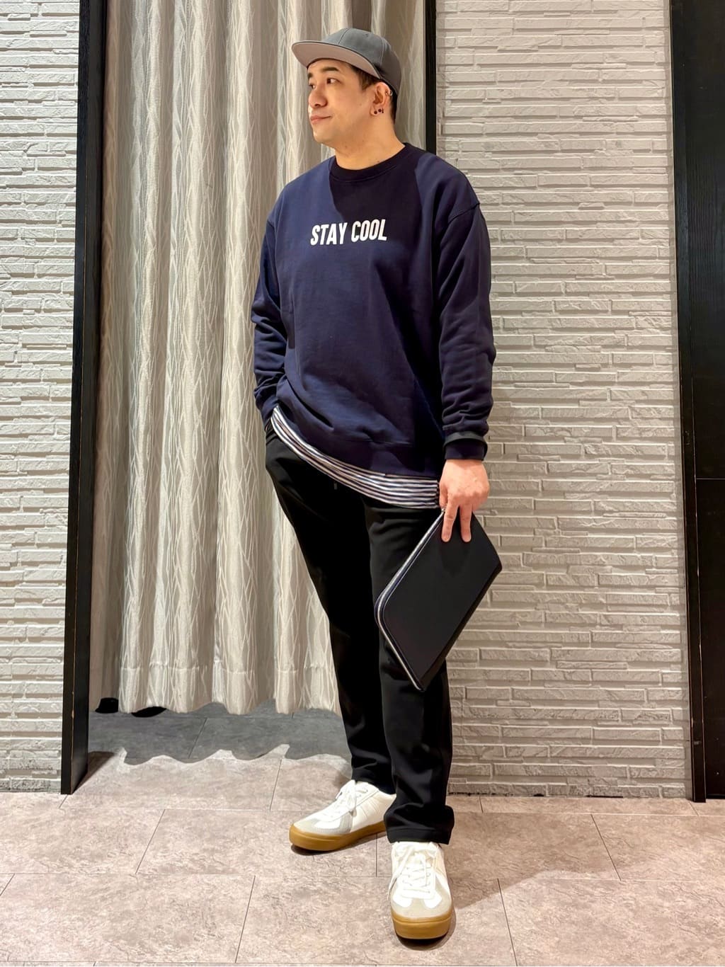 Pーyamaさんの「THE SHOP TK｜PEANUTS ／ ピーナッツ スヌーピー ミニ裏毛スウェット」を使ったコーディネート