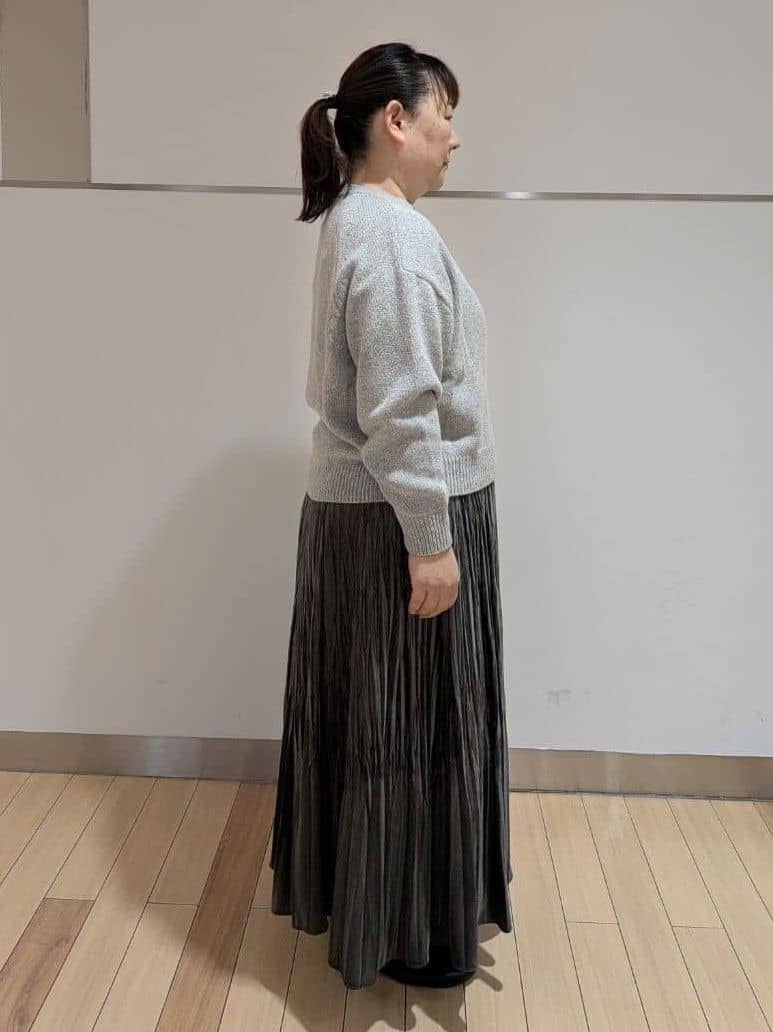 TAKAさんの「UNTITLED｜【セットアップ可/ゆったり】ウール混ラメニット」を使ったコーディネート