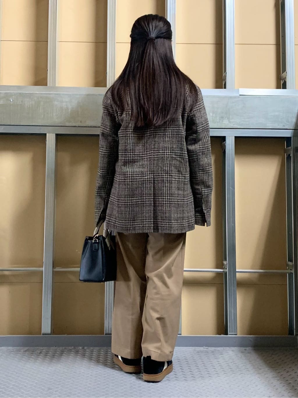 sahoさんの「THE SHOP TK｜【洗える】ほど良くラフで女性らしい ハーフZIPニット」を使ったコーディネート