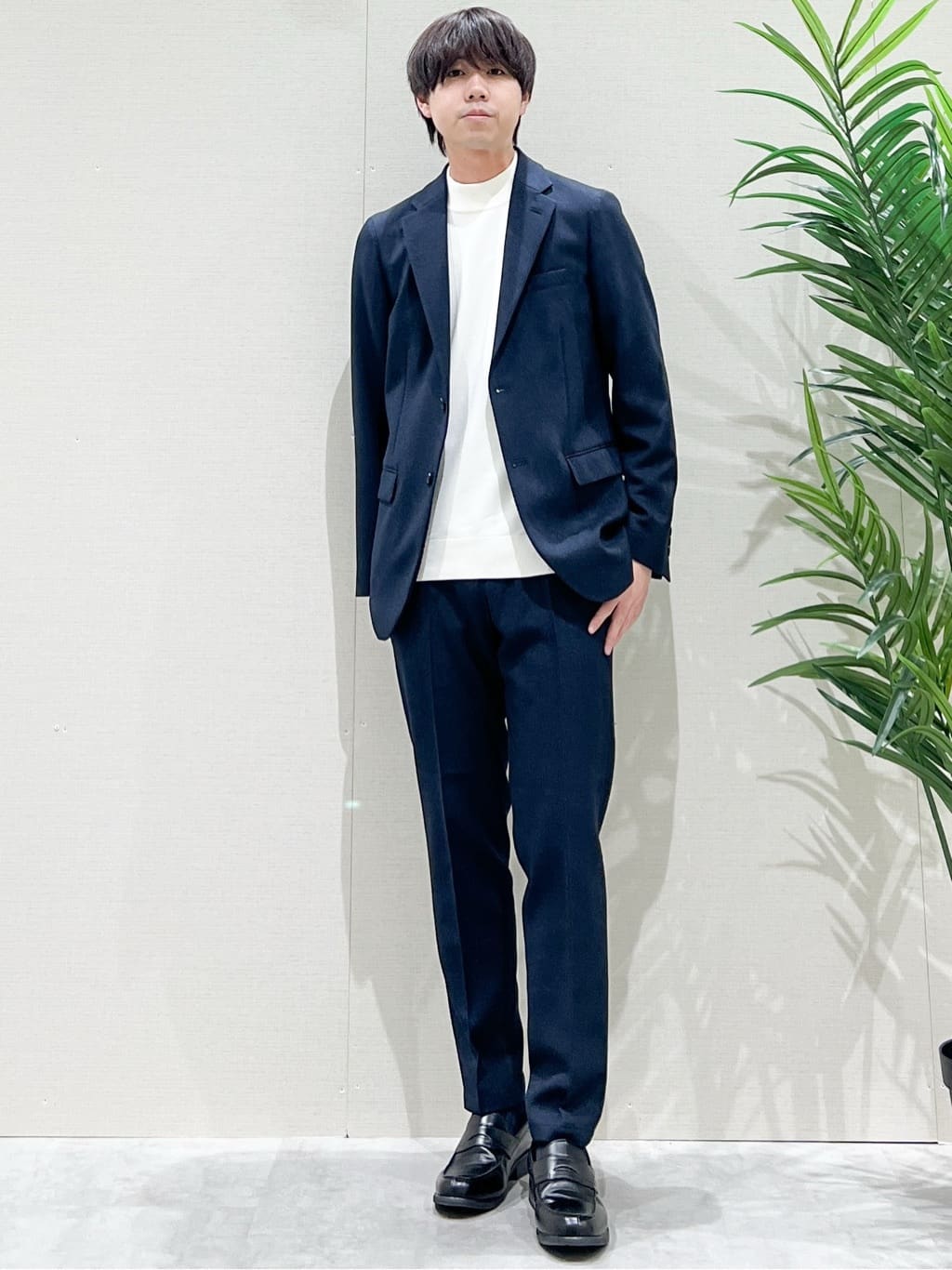 SHI-MAさんの「THE SHOP TK｜【セットアップ可/防シワ/洗濯機OK】AVANT WOOLYグレンチェックジャケット」を使ったコーディネート