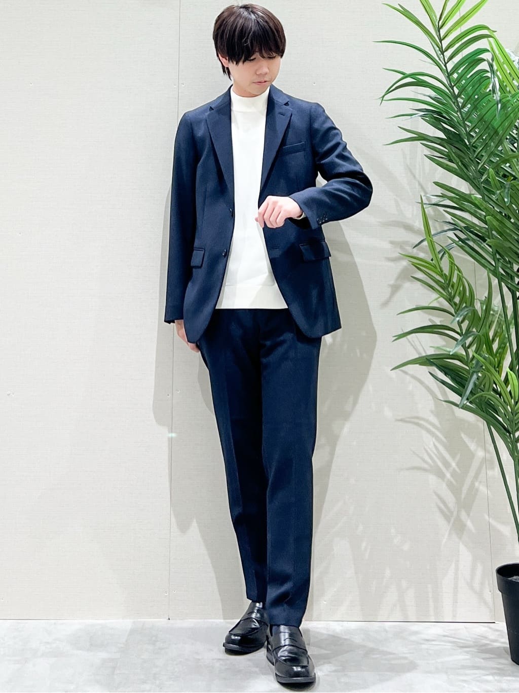 SHI-MAさんの「THE SHOP TK｜【セットアップ可/防シワ/洗濯機OK】AVANT WOOLYグレンチェックジャケット」を使ったコーディネート