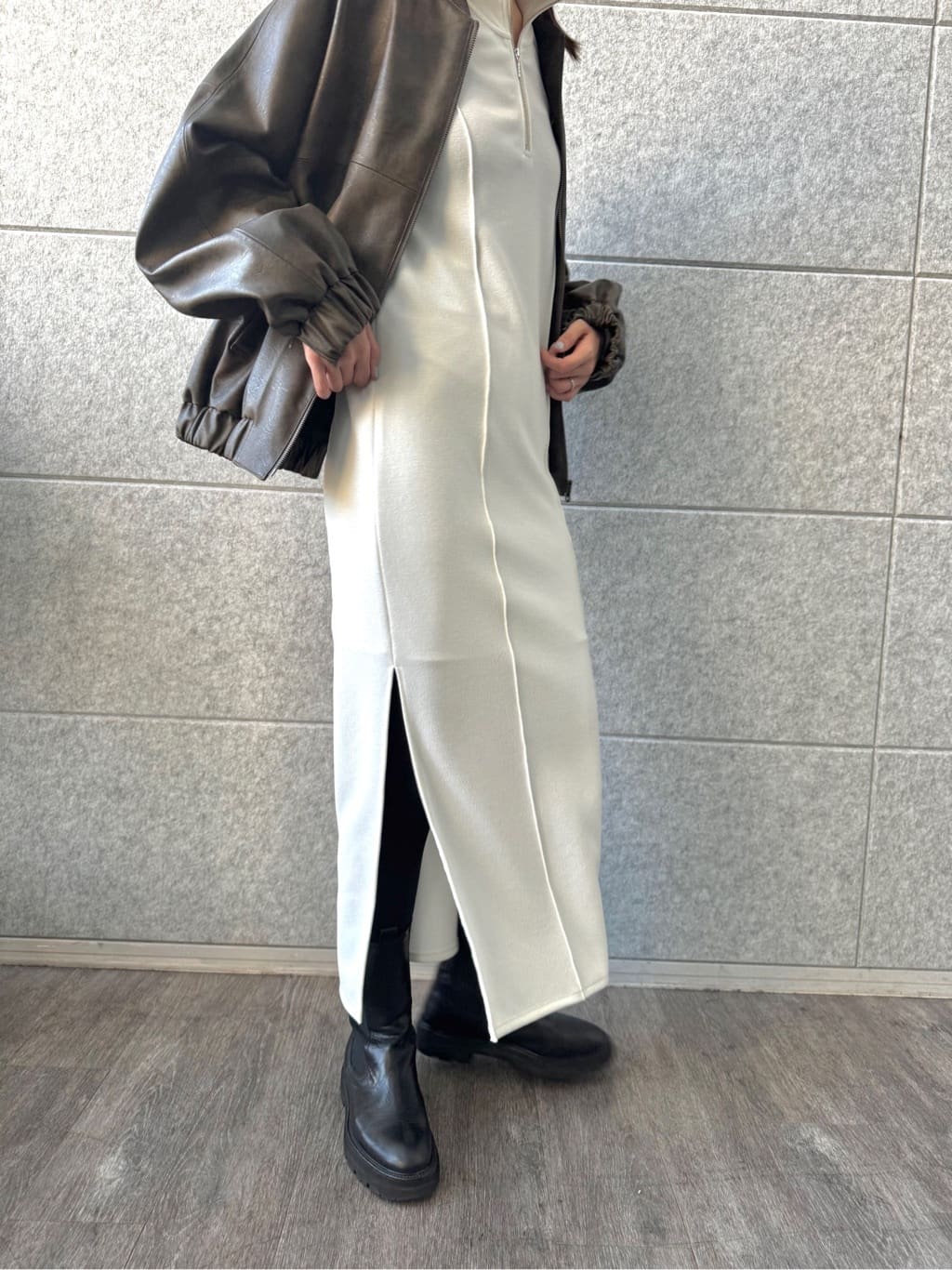 uchi__yamaさんの「CODE A｜【Re】grain zip over blouson」を使ったコーディネート