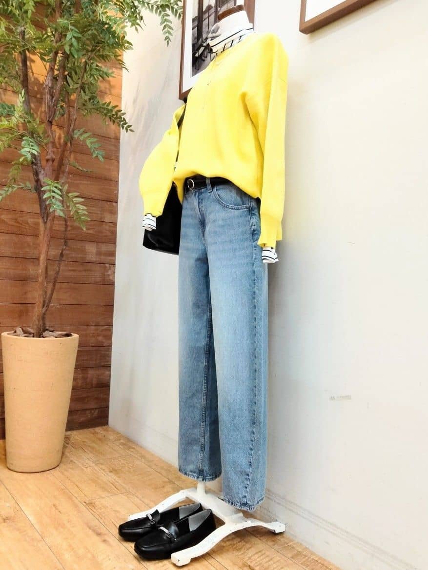 うっちーさんの「SHOO･LA･RUE｜【S-LL/洗濯機可/体型カバー】大人世代も取り入れやすい スウェットライクニット」を使ったコーディネート