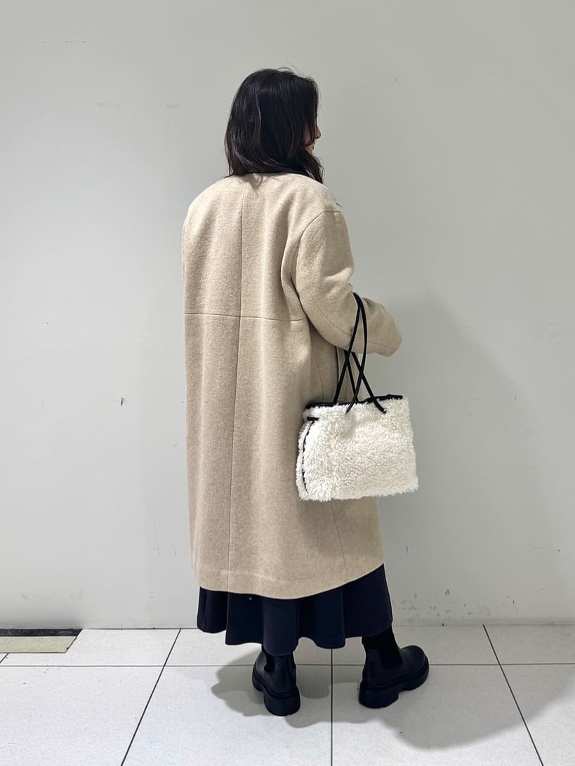 そんさんの「INDIVI｜【SETUP可能／洗える／UVケア】ライトジャージ ボトルネックトップス」を使ったコーディネート