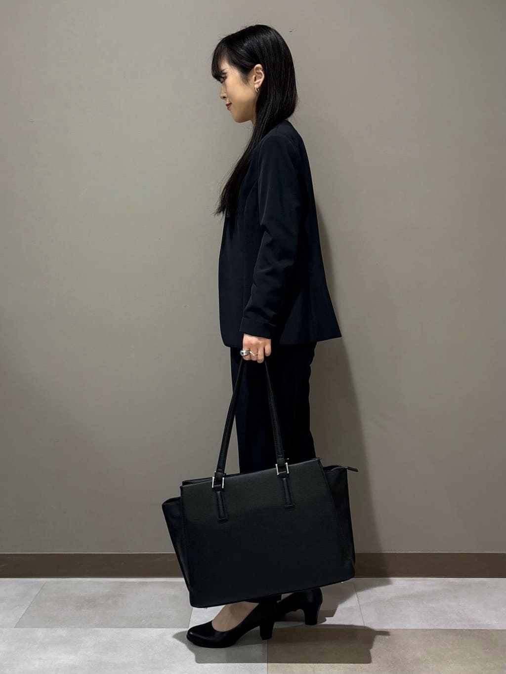 KEIKOさんの「INDIVI｜【通勤／オフィス】タックジョーゼットブラウス」を使ったコーディネート
