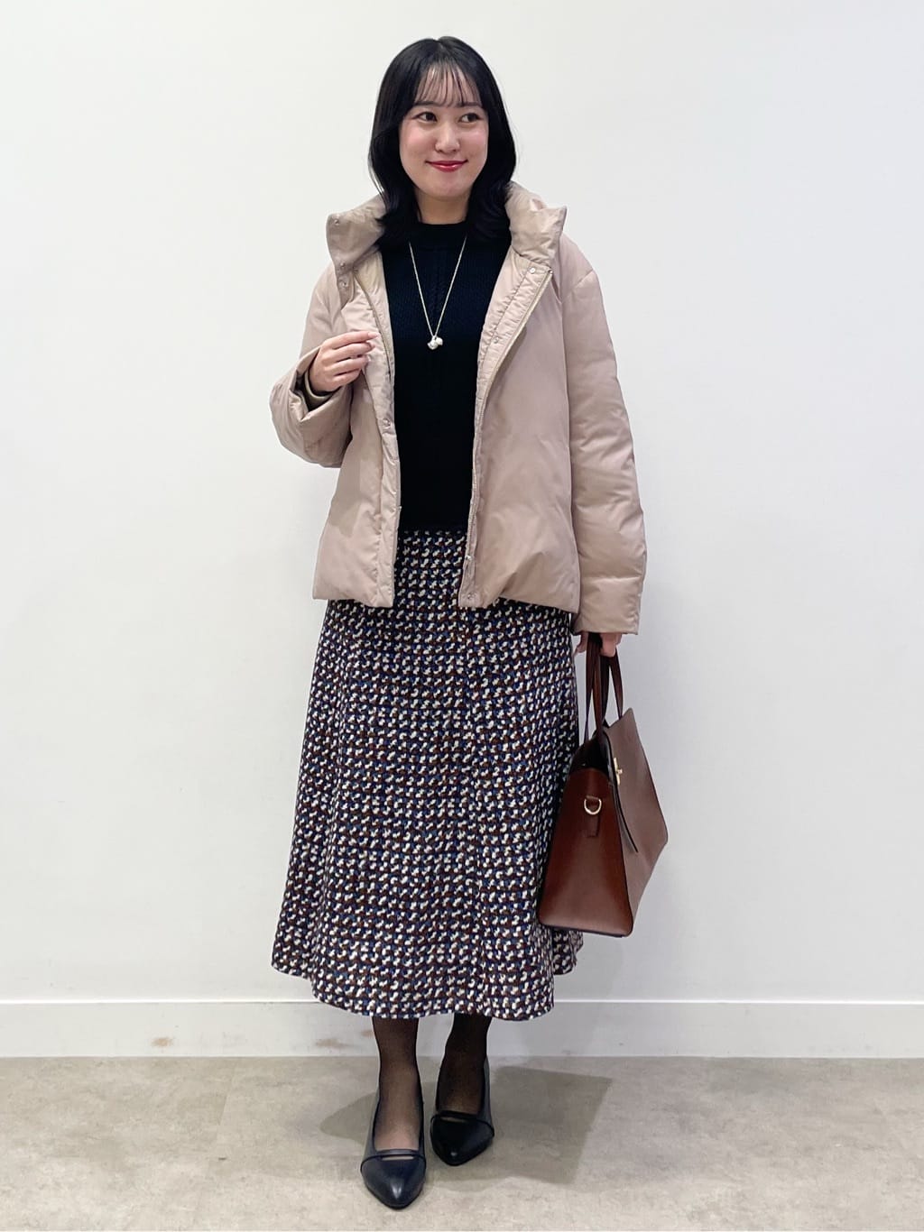 yukariさんの「Reflect｜【すっきりシルエット】ショート丈ダウンコート」を使ったコーディネート