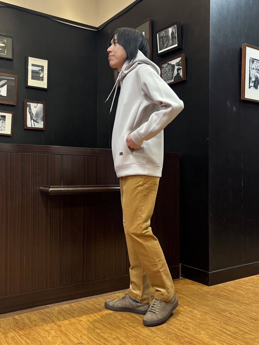 moritaさんの「TAKEO KIKUCHI｜エアダン プルオーバー パーカー」を使ったコーディネート