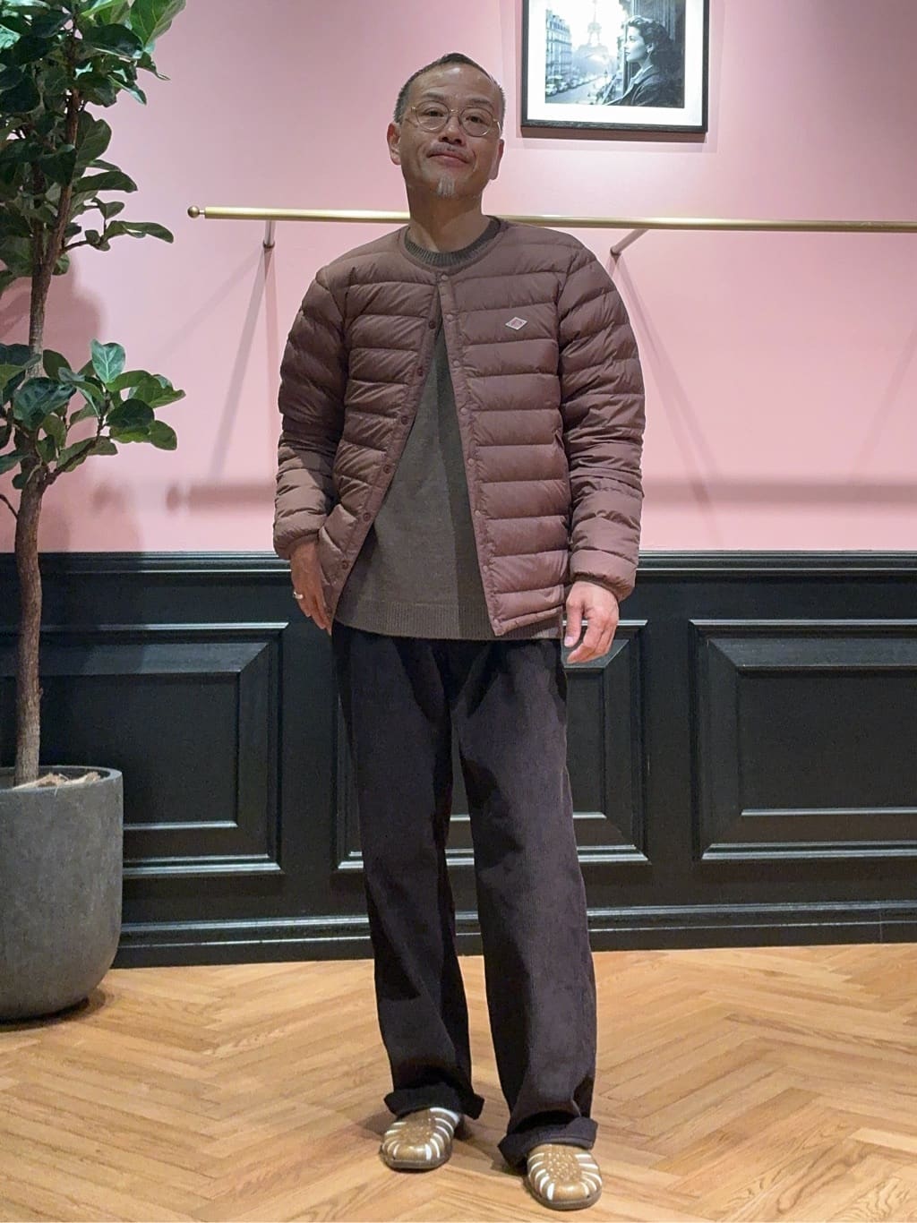 torigoeさんの「DRESSTERIOR｜◆DANTON（ダントン）INNER DOWN CREWNECK JACKET｜ジャケット」を使ったコーディネート