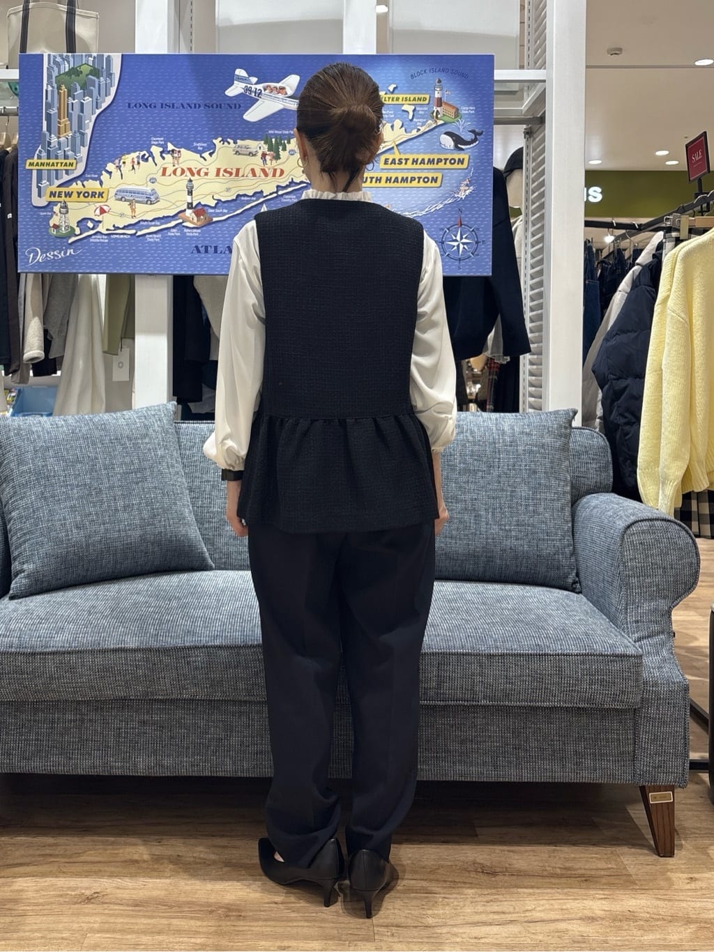 risaさんの「Dessin｜【入卒/セレモニー】パール調ボタンベスト」を使ったコーディネート