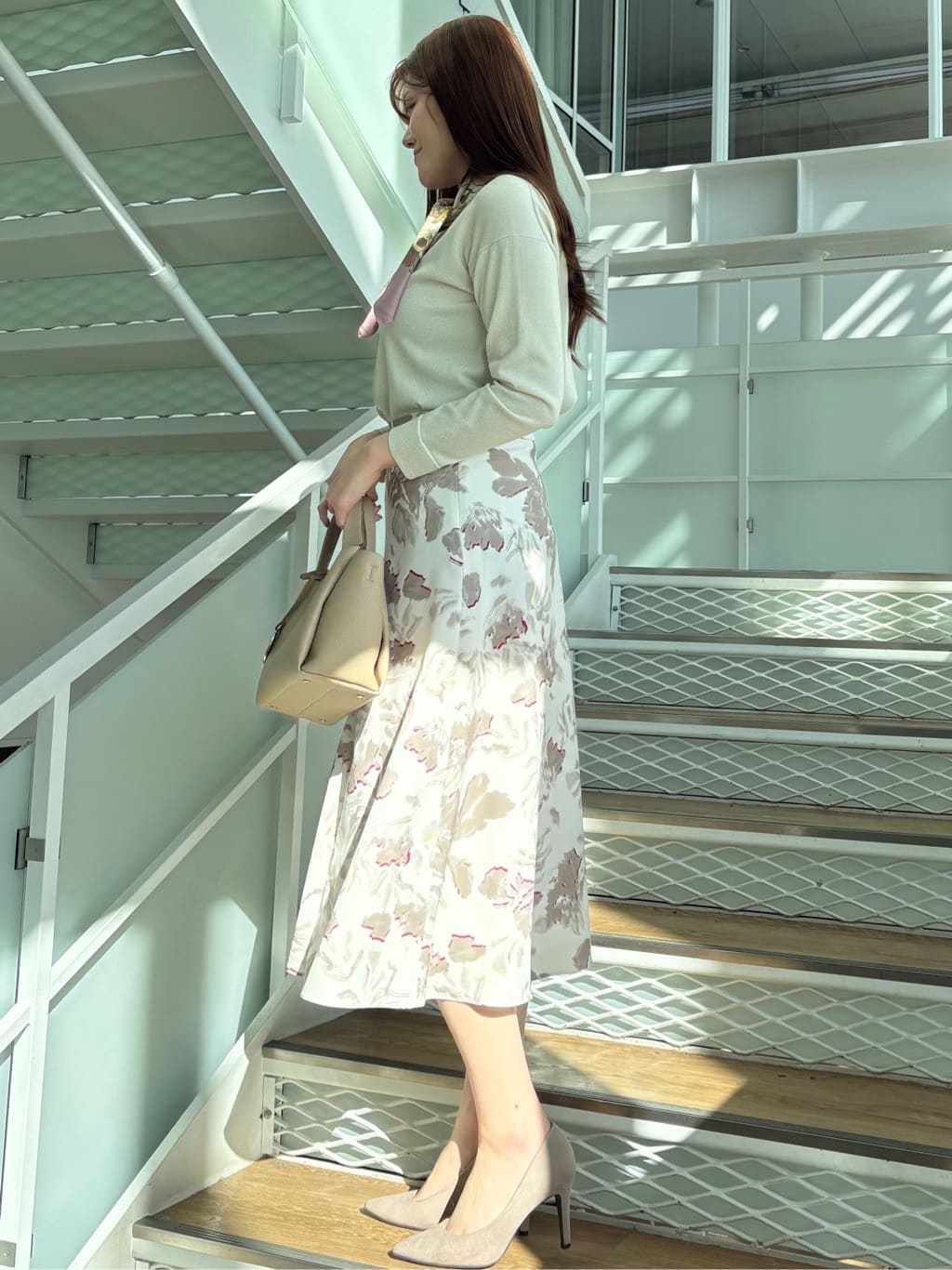 sayaさんの「COUP DE CHANCE｜【洗える】レイヤード風デザイントップス」を使ったコーディネート