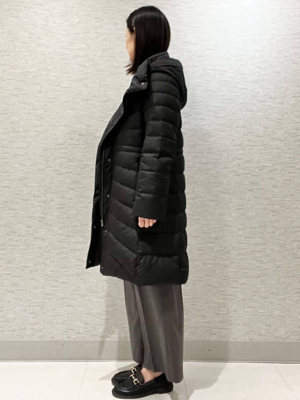 marikoさんの「Reflect｜【SS-4Lサイズ／ウエスト調整可】フーデッドロングダウンコート」を使ったコーディネート