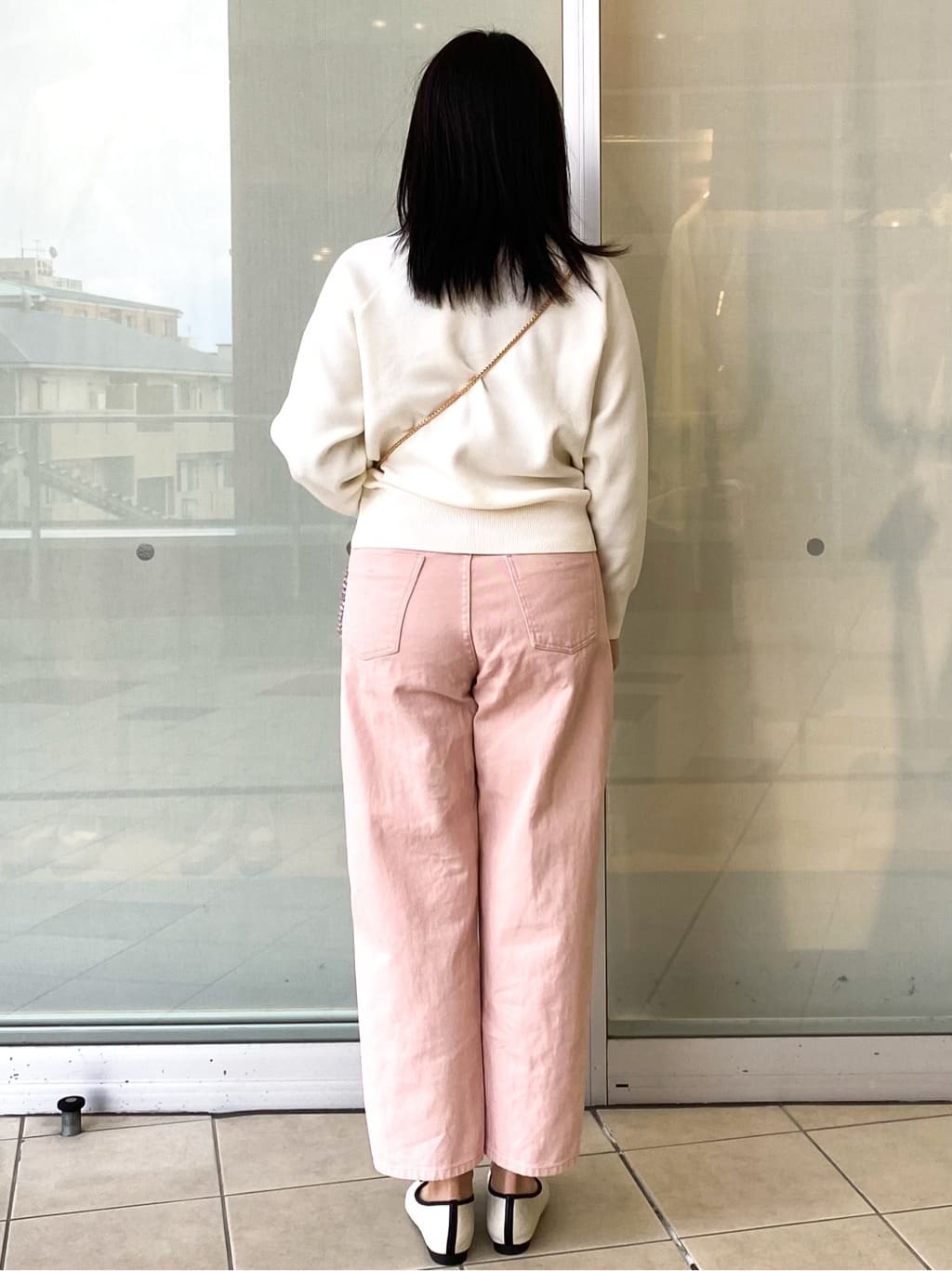 Jeanさんの「OPAQUE.CLIP｜スウェットライクニット【洗濯機OK】」を使ったコーディネート