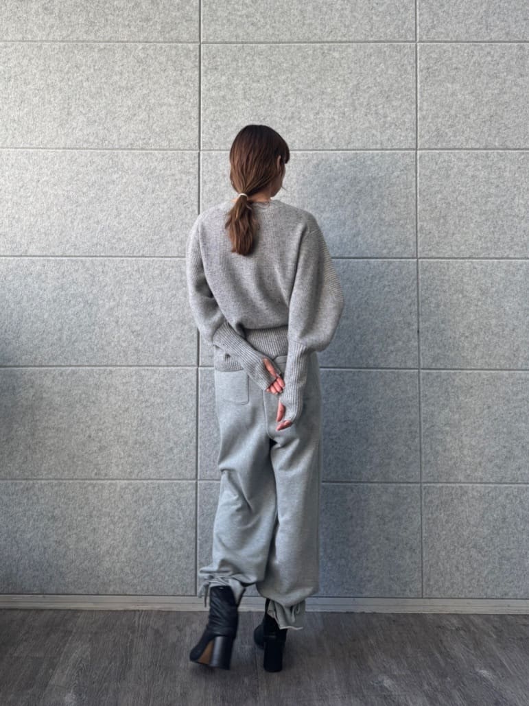 designer yukaさんの「CODE A｜puff cardigan」を使ったコーディネート