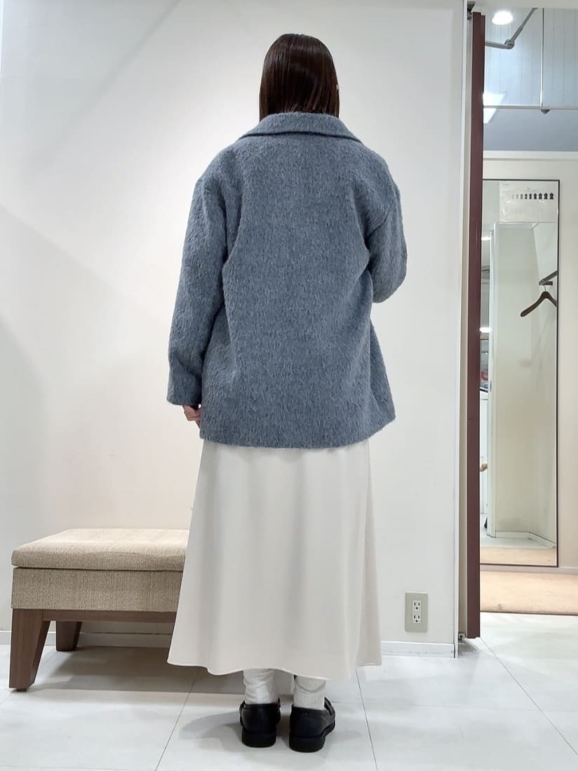 YUIさんの「UNTITLED｜【エレガントジャケット/アウター】イタリアンシャギーPコート」を使ったコーディネート