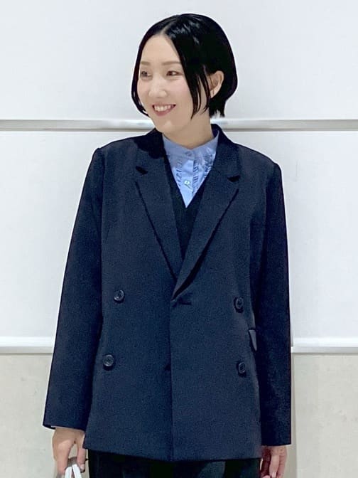 eriko さんの「Dessin｜【入卒/セレモニー/お仕事/セットアップ可能】ダブルジャケット」を使ったコーディネート