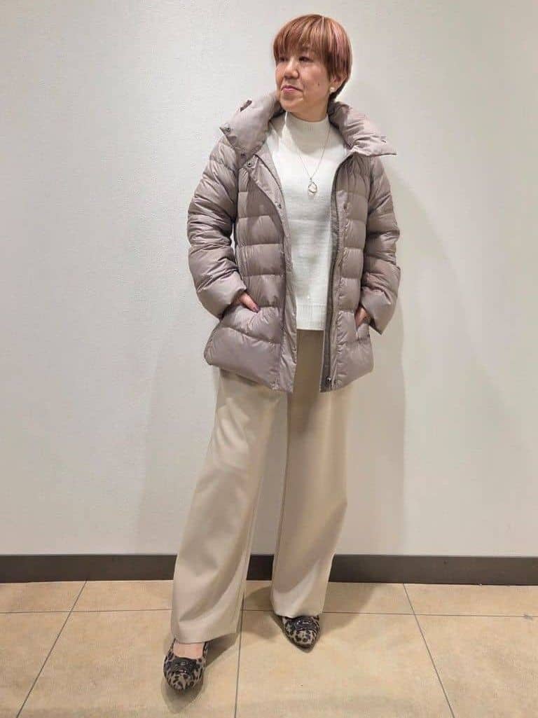 yoshiさんの「Reflect｜【SS-4Lサイズ】フーデッドミドルダウンコート」を使ったコーディネート