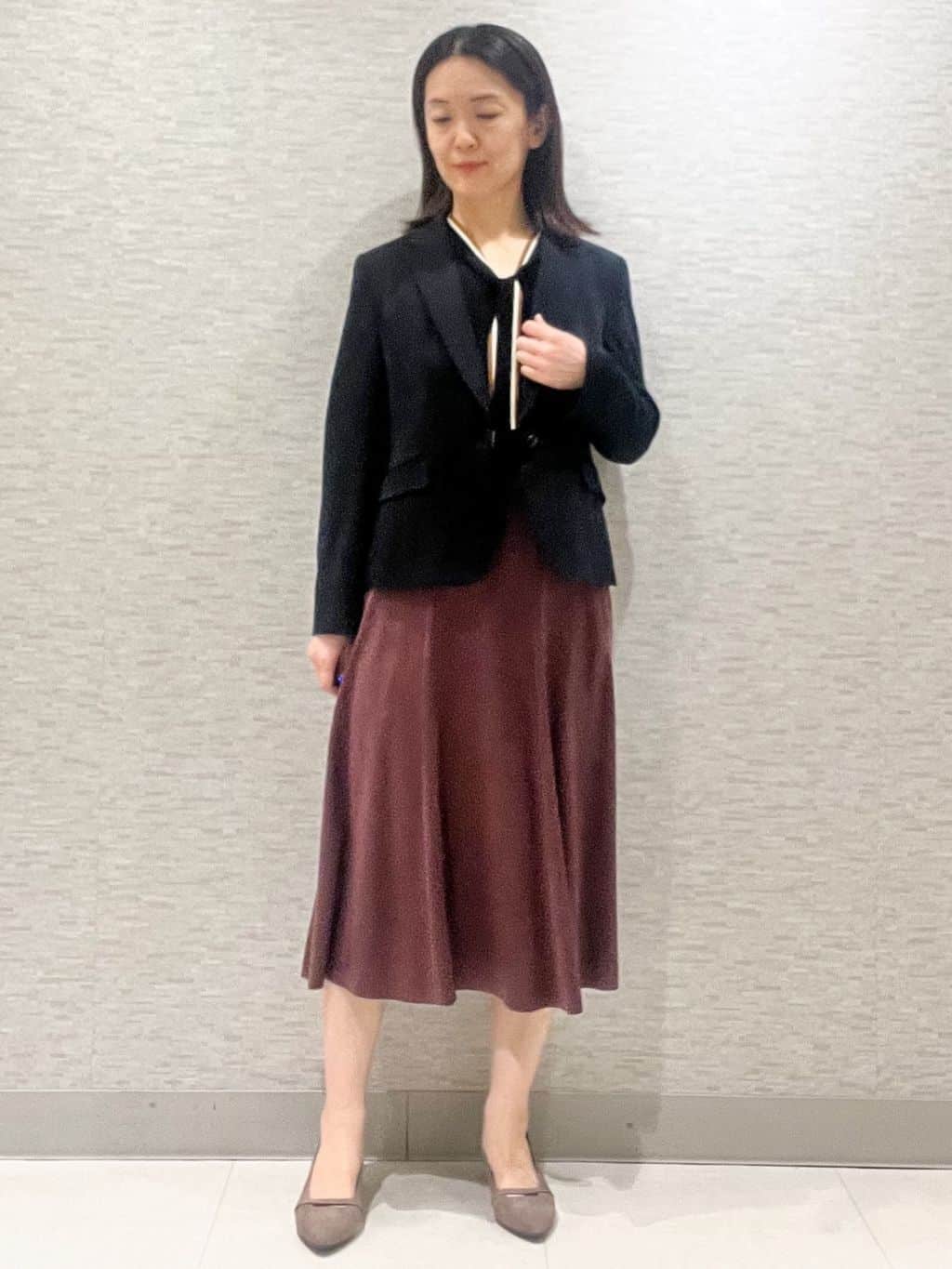 marikoさんの「Reflect｜【SS-4Lサイズ】匠ジャケット／ベーシックテーラード／WEB先行カラーあり」を使ったコーディネート