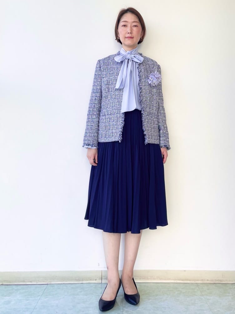 aliceさんの「UNTITLED｜【仕事着/スーツ】ファンシーツイード ジャケット」を使ったコーディネート