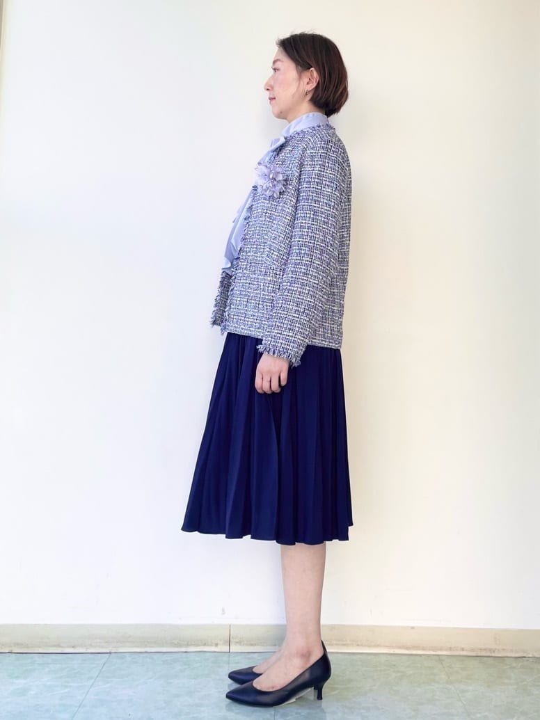 aliceさんの「UNTITLED｜【仕事着/スーツ】ファンシーツイード ジャケット」を使ったコーディネート