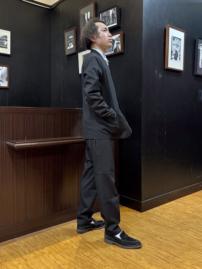 KEIさんの「TAKEO KIKUCHI｜【ON／OFF兼用】CARREMANファブリック ノーカラージャケット」を使ったコーディネート
