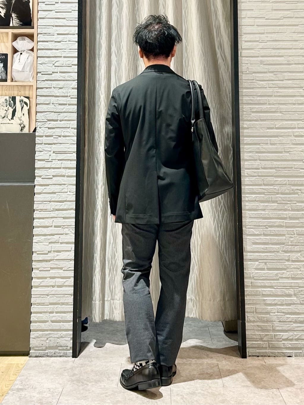 KENJI Iさんの「THE SHOP TK｜CARREMAN/キャリーマン ジャケット セットアップ可／洗濯機OK」を使ったコーディネート
