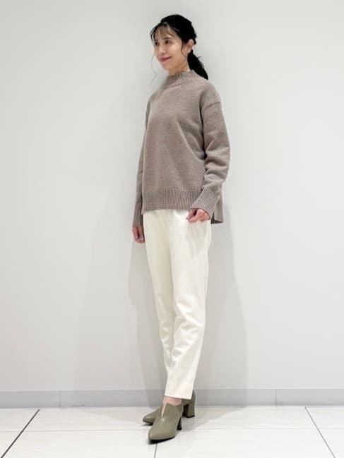 kayoさんの「INDIVI｜【カシミヤ混】ミドルゲージ ハイネックニット」を使ったコーディネート