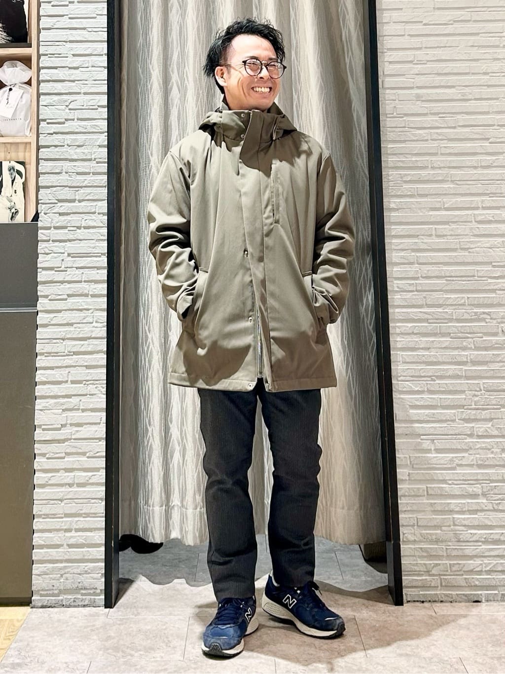 KENJI Iさんの「THE SHOP TK｜【3WAY】中綿ライナー付き カルゼコート　洗濯機OK/ON・OFF対応」を使ったコーディネート