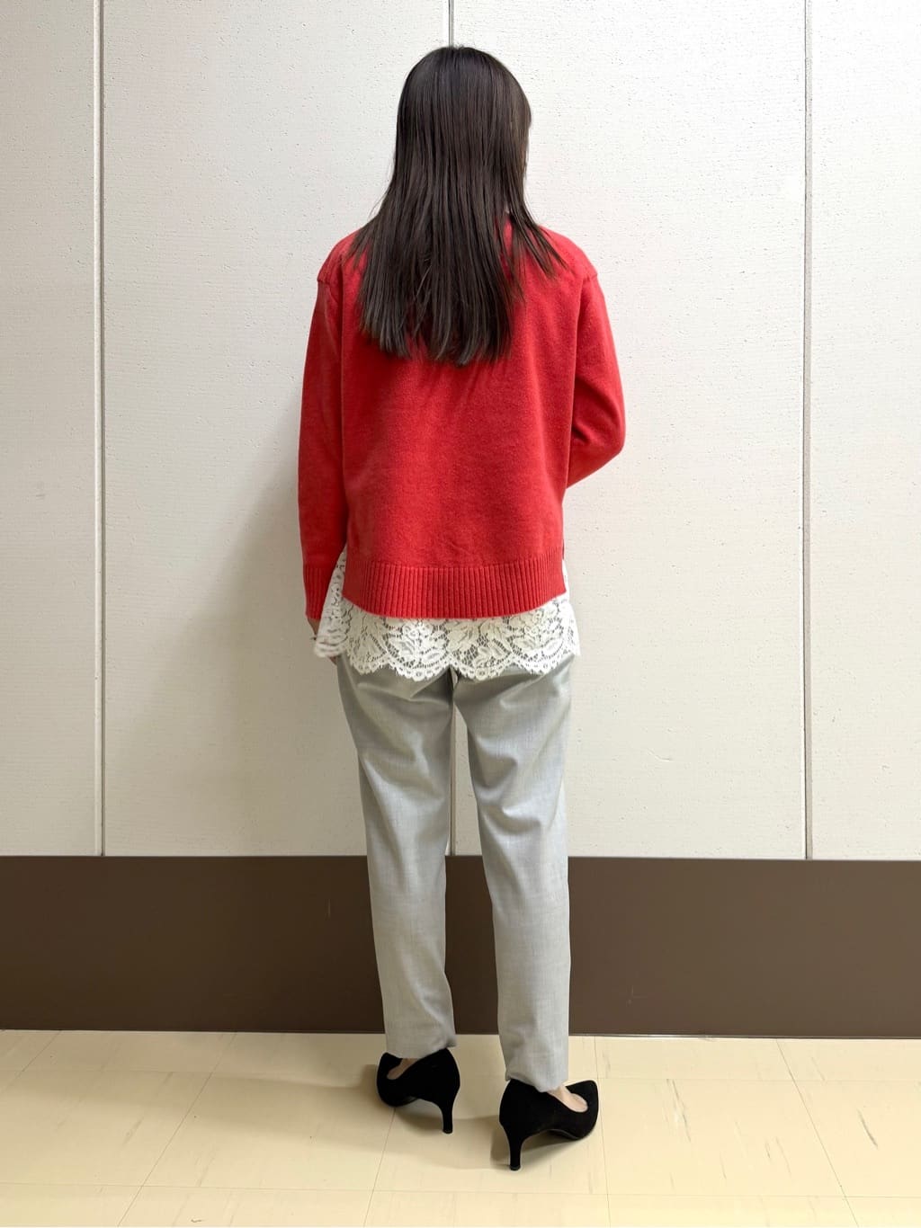 mamiさんの「INDIVI｜【カシミヤ混】ミドルゲージ ハイネックニット」を使ったコーディネート