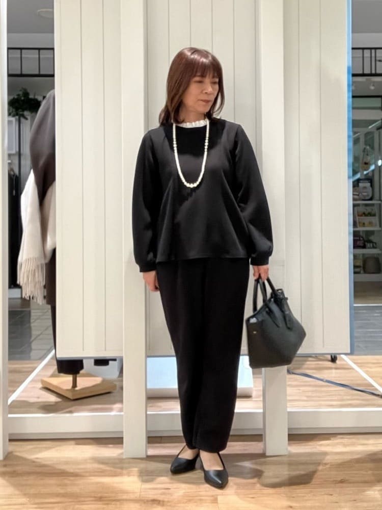 Fujitaさんの「Dessin｜【入卒/セレモニー/セットアップ可能】カットジョーゼット2WAYトップス」を使ったコーディネート
