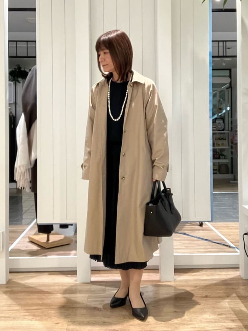 Fujitaさんの「Dessin｜ジョーゼットワンピース」を使ったコーディネート