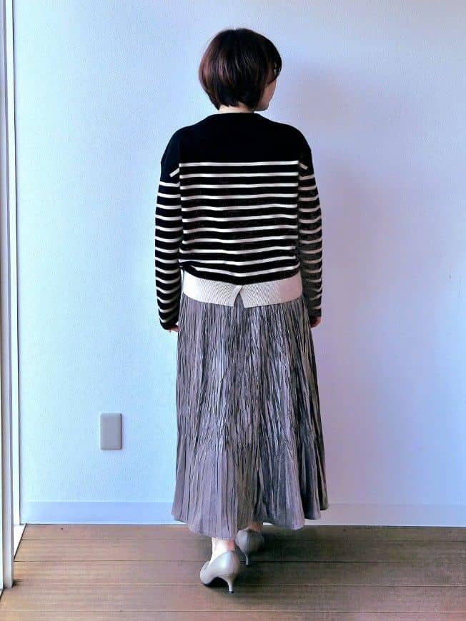 やじまさんの「UNTITLED｜【洗える】モックネックミラノリブニット」を使ったコーディネート