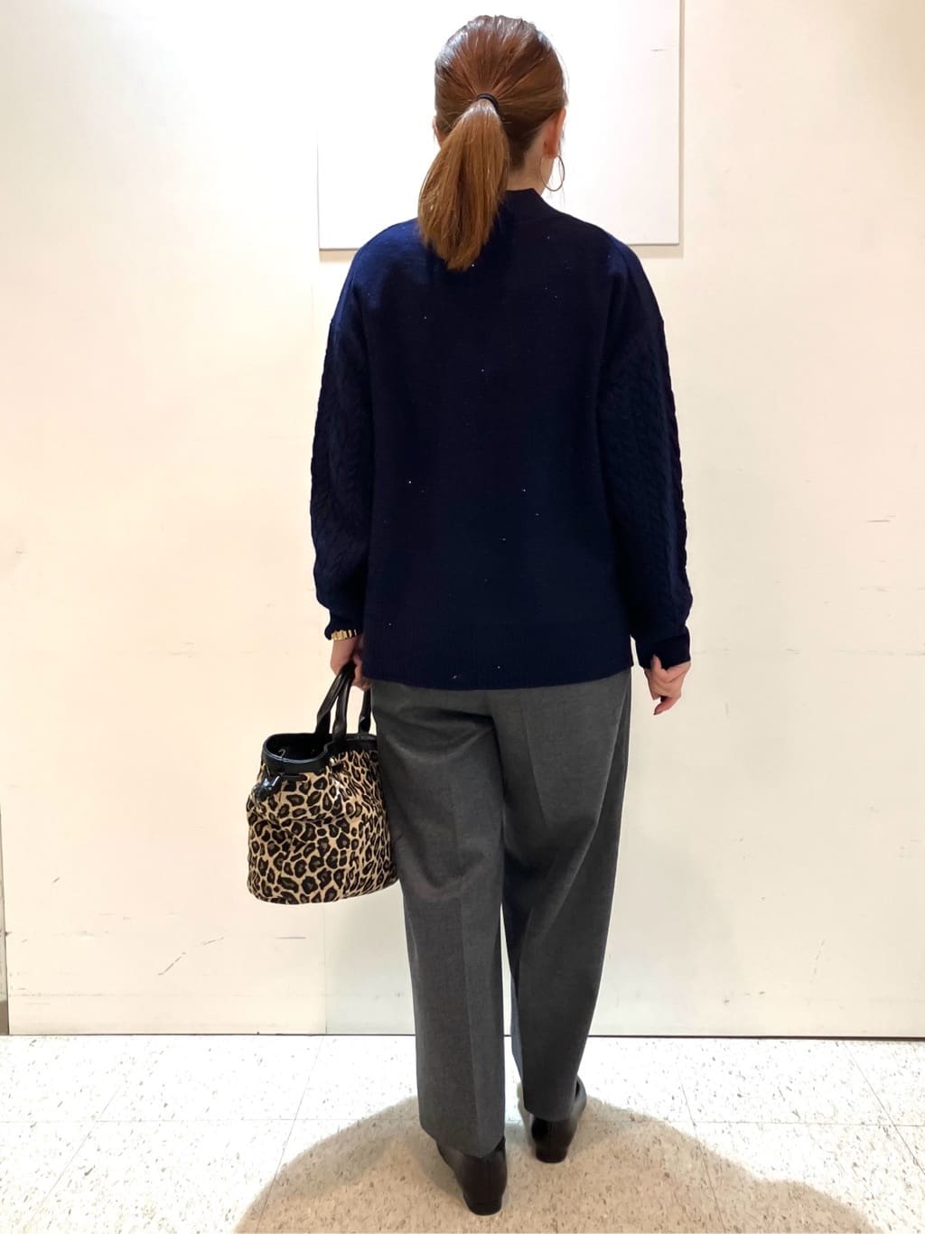 kozuさんの「Reflect｜【一枚で着映え◎／ゆったりシルエット】ラメ&times;スパンコールウール混ニット」を使ったコーディネート