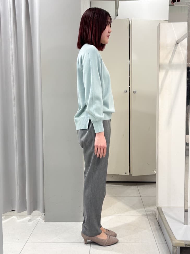yuiさんの「Reflect｜【ゆったり着られる◎】ラグランスリーブニット」を使ったコーディネート