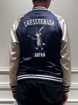 橋本さんの「DRESSTERIOR｜【MonoMax4月号掲載】ピストルラビット スカジャン」を使ったコーディネート