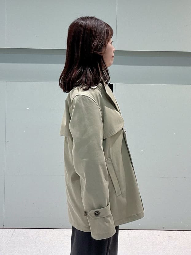 makiさんの「UNTITLED｜【洗える】スポンディッシュ ボトルネックニット」を使ったコーディネート