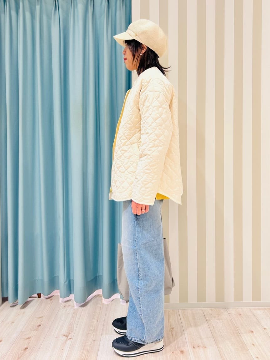 ふっきーさんの「SHOO･LA･RUE｜【高レビュー/洗濯機可/S-LL】さらに軽くなった スポンディッシュ裾フェイクトップス」を使ったコーディネート