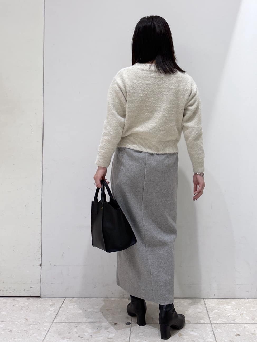 mameさんの「OPAQUE.CLIP｜カシミヤブレンドウールチェスターコート」を使ったコーディネート